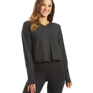prAna Inigma After Yoga Black Hoodie – XL Moisture Wicking, Stretch Performance